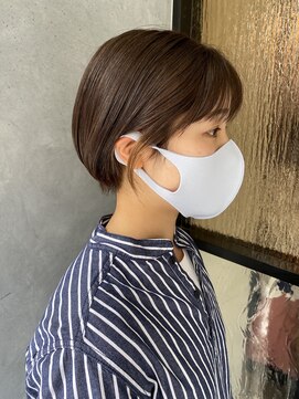 ネオリーブ ジューク 日吉店(Neolive JuQ) ミニマムショートボブ☆イヤリングカラー