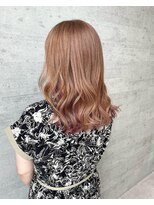 シャルムヘアー(charme hair) トリプルカラー、ピンクベージュ