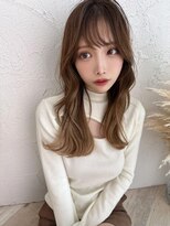 アンジェリカ 尼崎店(ANGELICA)&nbsp;sheer beige　韓国　シースルーバング
