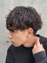 フィフス 原宿(fifth)&nbsp;ツイストスパイラルパーマショートレイヤーマッシュメンズパーマ