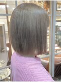切りっぱなしボブ×グレージュ【町田/jr町田/町田駅】