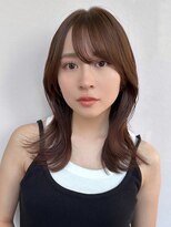 ジョエミバイアンアミ(joemi by Un ami)&nbsp;★イメチェン小顔似合わせカット斜めバンググレージュカラー