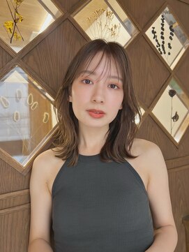 ブリンク(blink) シースルーバングオリーブベージュ