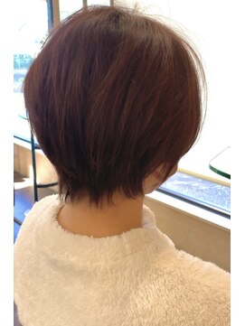 シュモレ フェリーク 検見川店 大人ショート×斜めバング