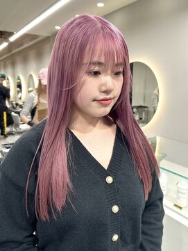 ソル ジングウマエ(SOL JINGUMAE) ダブルカラーピンクベージュベージュカラーケアブリーチレイヤー