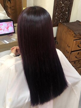 ヘアリゾート粋 ウナム 新宿東口店(enam) ロング/ストレート/艶髪カラー