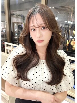 フォルテ 表参道店(FORTE) 韓国マッシュ前髪アンブレラカラー,こなれミディイメチェン