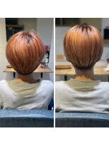 ヘアリゾート ルアーナ エルア(Hair Resort LUANA `elua)&nbsp;ブリーチ縮毛矯正ビフォーアフター☆中橋