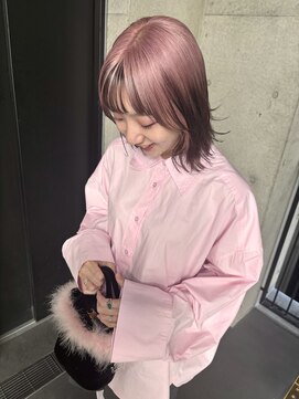 リンドトウキョウ ウメダ(LINDO TOKYO) a/ルーツカラー/ホワイトピンク/デザイン/梅田