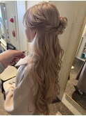 ハイトーン×スーパーロング×ヘアセット