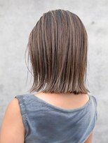 ルシードスタイル アウラ 松戸市五香(LUCIDO STYLE Aura)&nbsp;切りっぱなしボブ顎ラインボブ甘め色っぽボブ大人ショートボブ