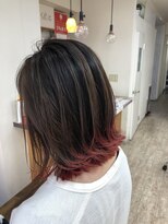 ヘア カシータ(Hair Casita)&nbsp;【Hair　Cssita】裾カラー（ピンク）