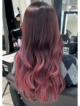 アクアオモテサンドウ(ACQUA omotesando) ＊ピンクグラデーションカラーピンクバレイヤージュカラー