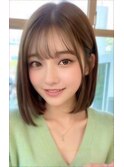 縮毛矯正+イルミナカラー+カット