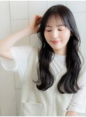 《鹿野》ウェーブ＊艶髪ロング＊イルミナカラー#シースルー＊