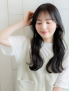 キャリコ(calico) 《鹿野》ウェーブ＊艶髪ロング＊イルミナカラー#シースルー＊