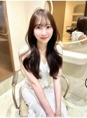 愛されヘアレイヤーカットブラウンブリーチ無し