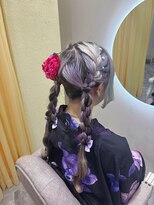 ヘア サロン クラン 東心斎橋店(hair salon clan)&nbsp;ツイン編みおろし