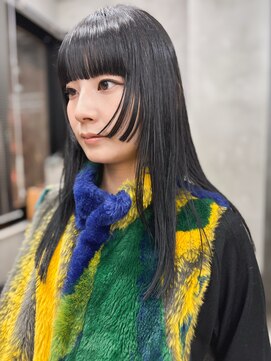 テトヘアー(teto hair) ウルフカット/フェイスレイヤー/姫カット/ネイビーカラー