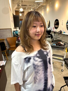 ラック 津田沼(LUCK) 抜きっぱなしとローライト/ケアブリーチダブルカラー