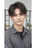 ニュアンスパーマフェードマンバンヘアツイストスパイラルパーマ