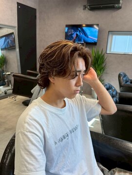 リッチブランドアンドコー(Rich Brand&Co) サーフカール メンズパーマ スペインカール メンズカラー