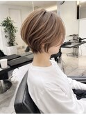 40代50代60代絶壁補正ショート白髪ぼかし銀座大人な丸みくびれ井