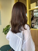 ヒントステーション(HINTSTATION) 〈浅草 半個室〉ロングウェーブヘア透明感オリーブブラウン