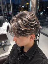 ブラッシュ バイ フォルテ 静岡 草薙店(Brush by FORTE)&nbsp;メンズハイライト　メッシュキャップハイライト　フェザーパーマ