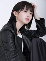 インデックスヘアーユー 錦糸町店(in'dex hair - U)&nbsp;錦糸町×ミルクティーベージュ 透明感ブルーブラックボブ錦糸町