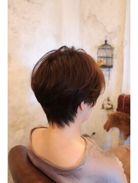 ヘアー ドレス ファーゴ 武蔵浦和(HAIR DRESS Fa go) 柔らかショートボブ