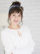 ゆるくしゃお団子スタイル