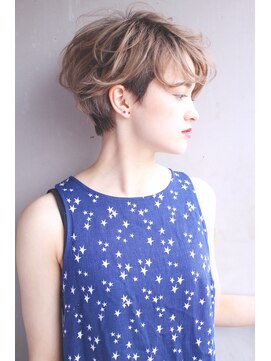 レンク(LENC) Coast.ナチュグラ×ミルクティーアッシュ×美肌×ショート