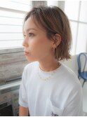 外ハネミニボブ
