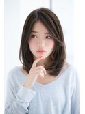 寺尾拓巳　大人かわいいオリーブアッシュくびれヘアミディアム
