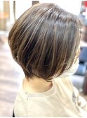 立体感抜群ショートボブ