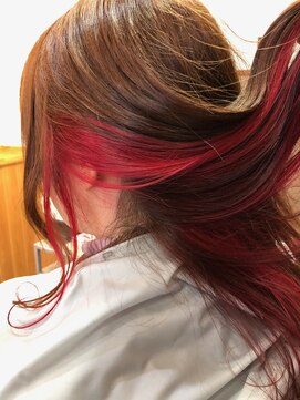 ヘアークローバー hairClover インナーカラー