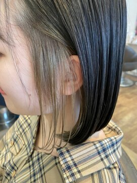 エトワ(ETOWA) インナーカラー/イヤリングカラー★オリーブアッシュ