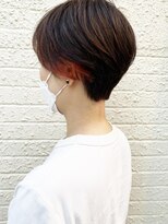 モリオ フロム ロンドン 成増店&nbsp;【morio成増/玉井】ショート　インナーカラー　オレンジ