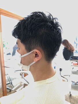 ヘッズ 本八幡店(HEADS) かき上げヘア ニュアンスマッシュ サイドパート 韓国マッシュ