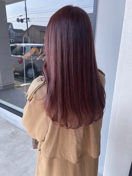 ナンバー(number+) 20代30代可愛いピンクストレートロング