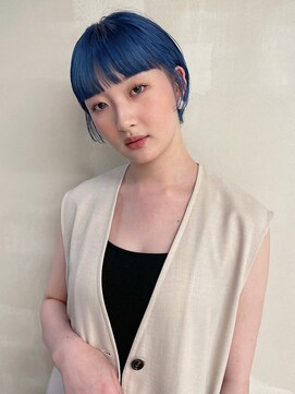 キヴィ(kivi) ショートボブ / ブルー