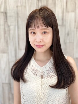 サンクチュアリー 千里山(Sanctuary) バングありワンカールロングスタイル◎20代30代40代50代