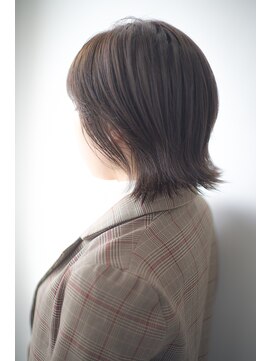 ヘアメイク エイト キリシマ(hair make No.8 kirishima) モカベージュ×クビレボブ・ @no8_doc_shinichi