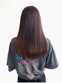 髪質改善 縮毛矯正 ストレートロング