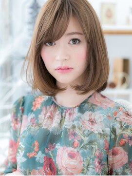 モッズヘア 越谷(mod's hair) 大人かわいい斜めバングくすみカラー小顔ロブc5越谷20代30代40代