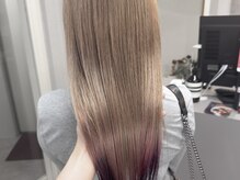 全てケアブリーチで施術しています。あなたの髪を大事にしたいから処理剤にもこだわって施術します！四日市