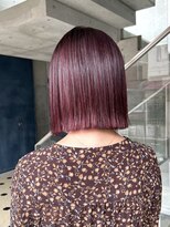 ヲタク(wotaku.)&nbsp;ボルドーカラーブリーチなしカラーワインレッドダブルカラー