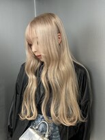 ペレ 梅田(PELE)&nbsp;前髪/アンブレラカラー/こなれミディ/イメチェン/ウェーブパーマ