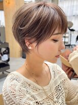 アイドットプラス 表参道(i.+omotesando)&nbsp;小顔ヘアふんわりショート簡単スタイリングブリーチなしカラー